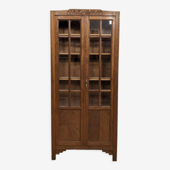 Armoire avec vitrine vintage