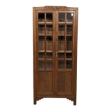 Wardrobe with vintage display case