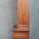 Renaissance library cabinet of hunting lodge in solid oak around 1850