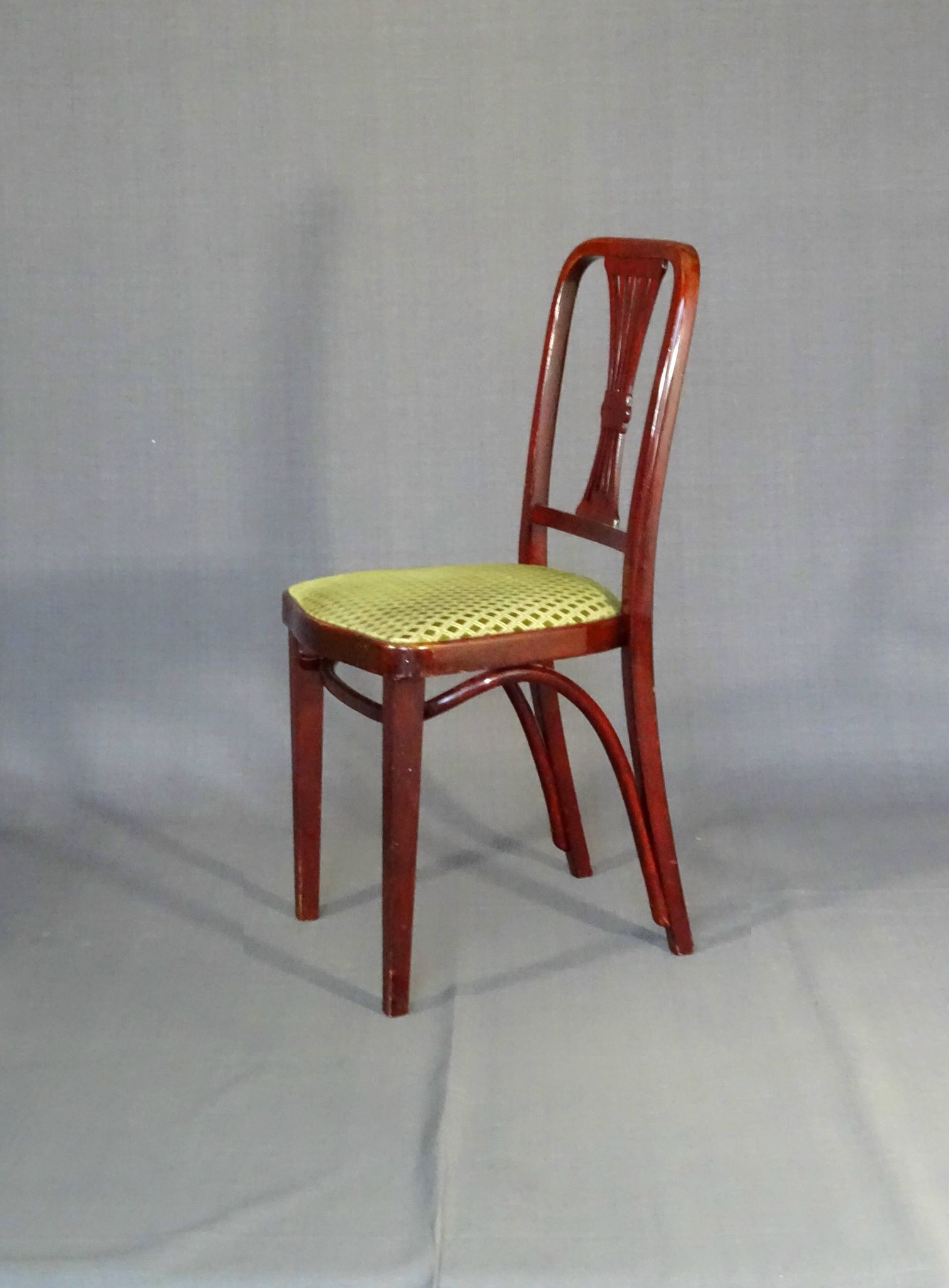 Set of 4 Art Deco chairs by Thonet, No. A78, circa 1930