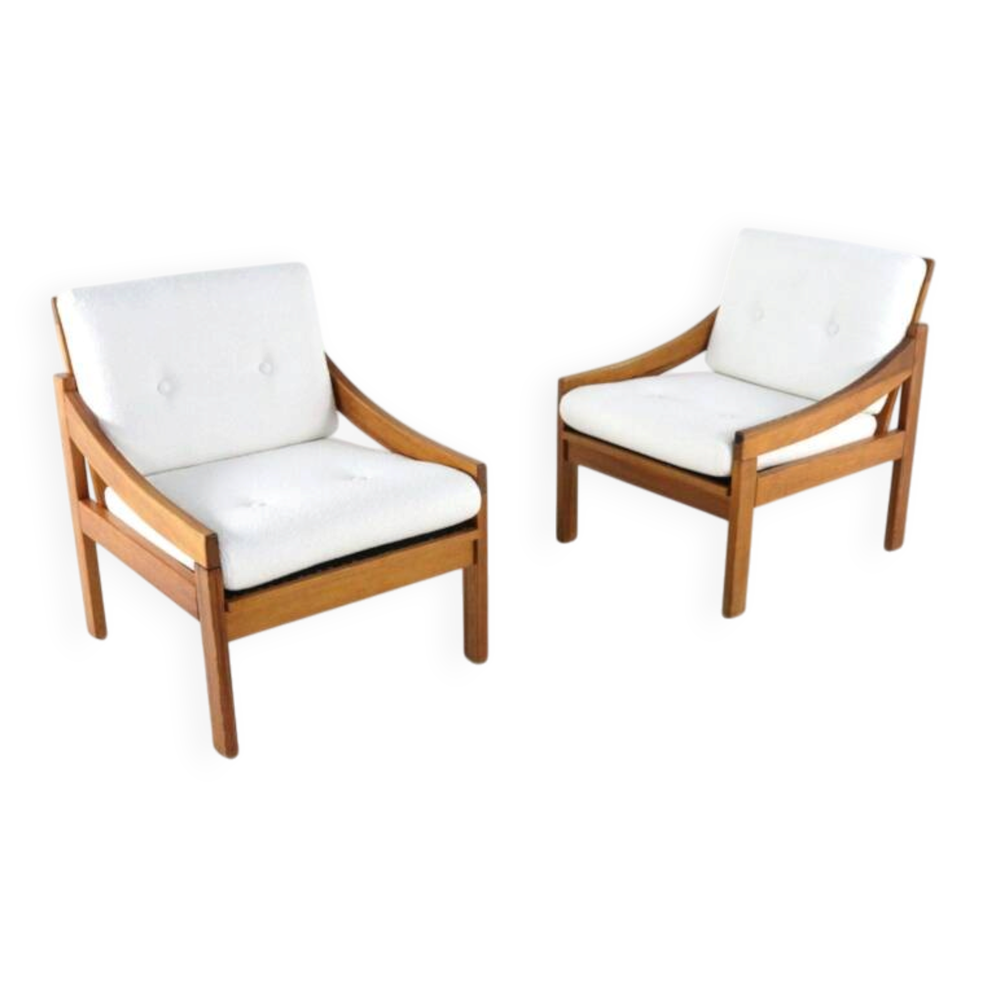 Pine armchair 'Gassel' | 2 pieces in stock