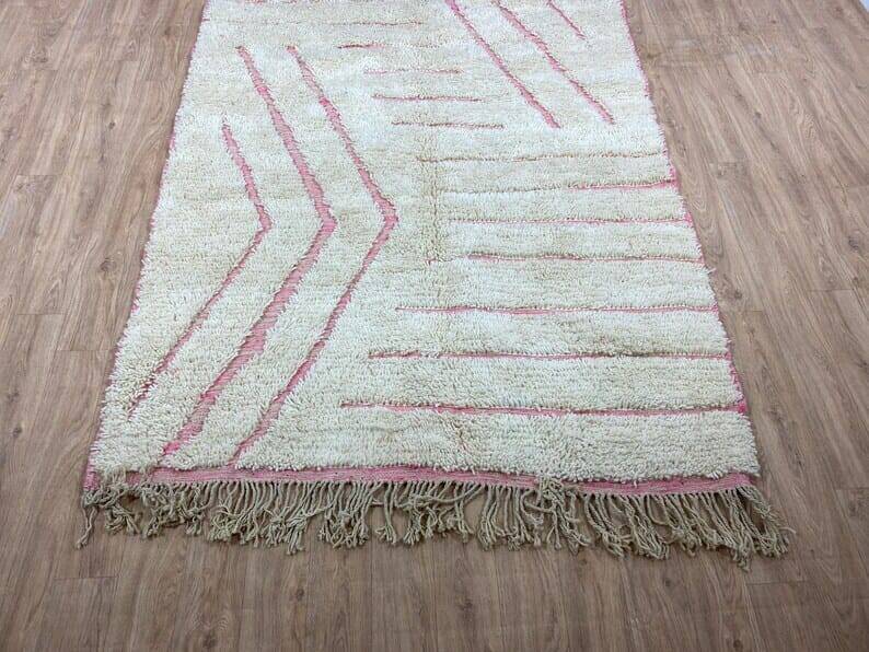 Tapis berbère sur mesure traditionnelle artisanale taille 1,5/2,5 m