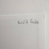 Signed abstract painting