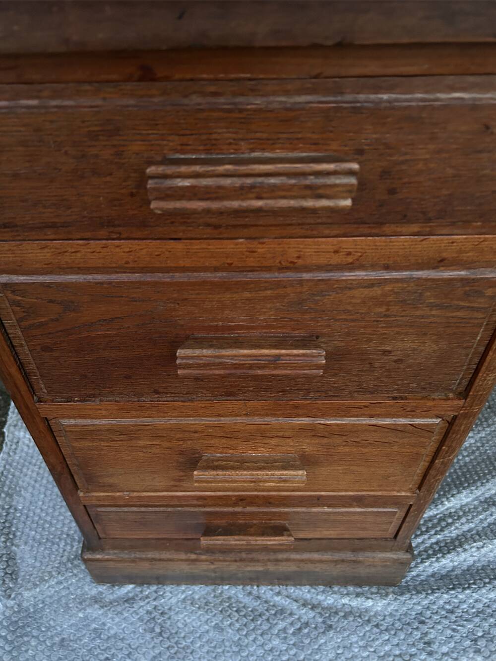 Bureau de notaire, meuble de métier, bois, vintage, début XXème.