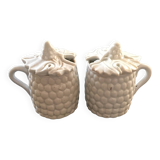 Pair of slip pots
