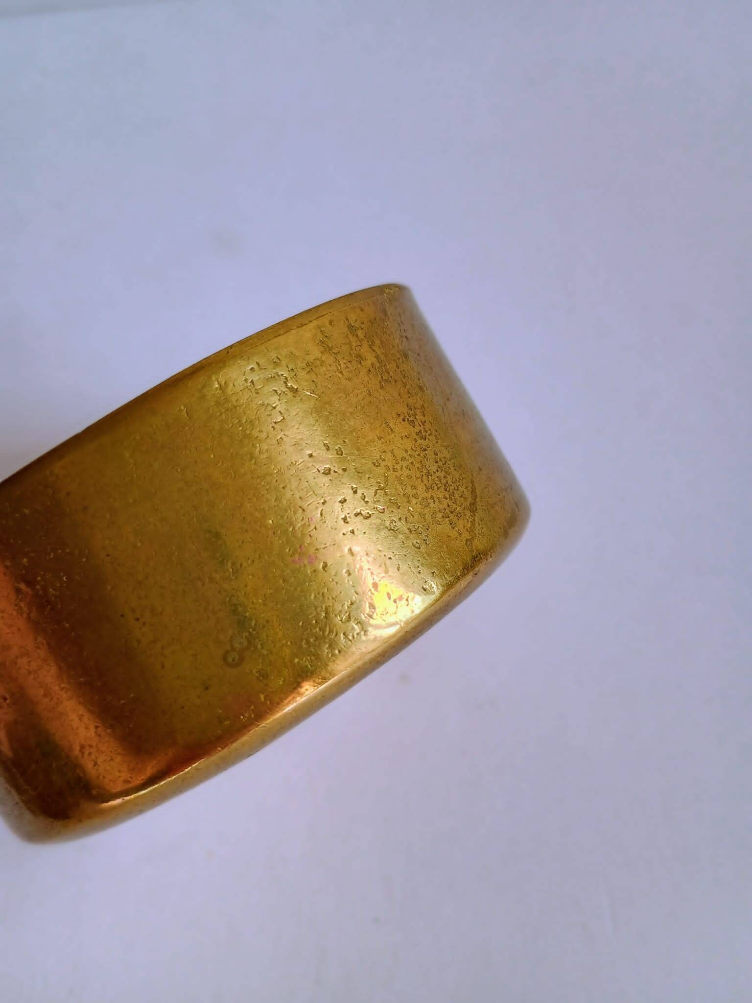 Set of 4 vintage brass nesting ashtrays