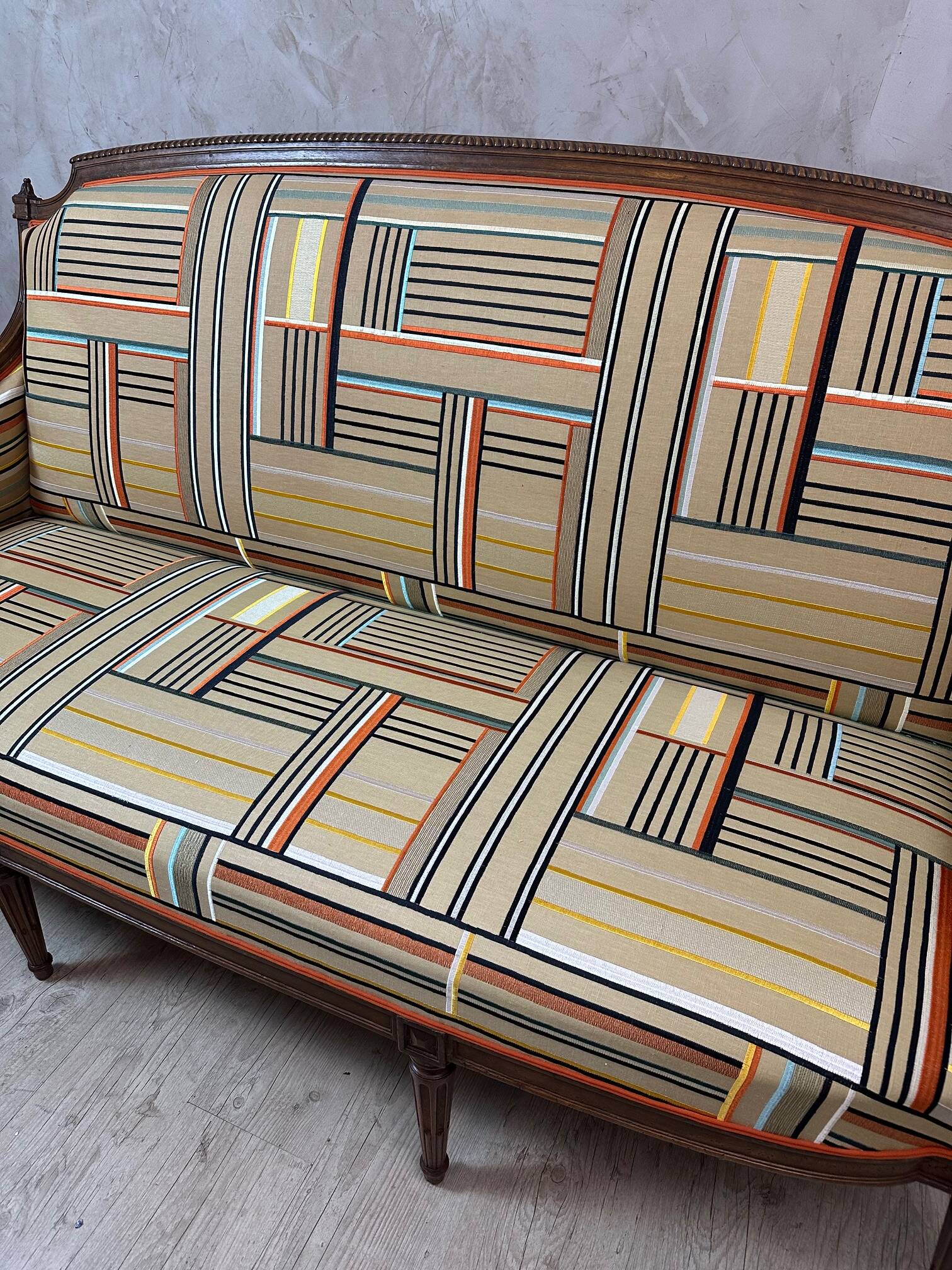 Louis XVI style sofa refurbished