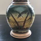 Coconut decorative vase