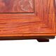 table in natural varnished quince wood