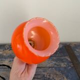 Vintage lamp in orange