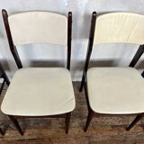 Série de 6 chaises vintage années 1960