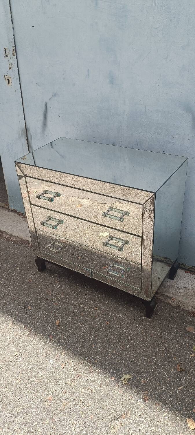 Commode miroir vintage