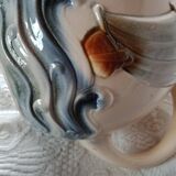 Pitcher jug - Digoin Sarreguemines - Sailboat on the waves and seagull