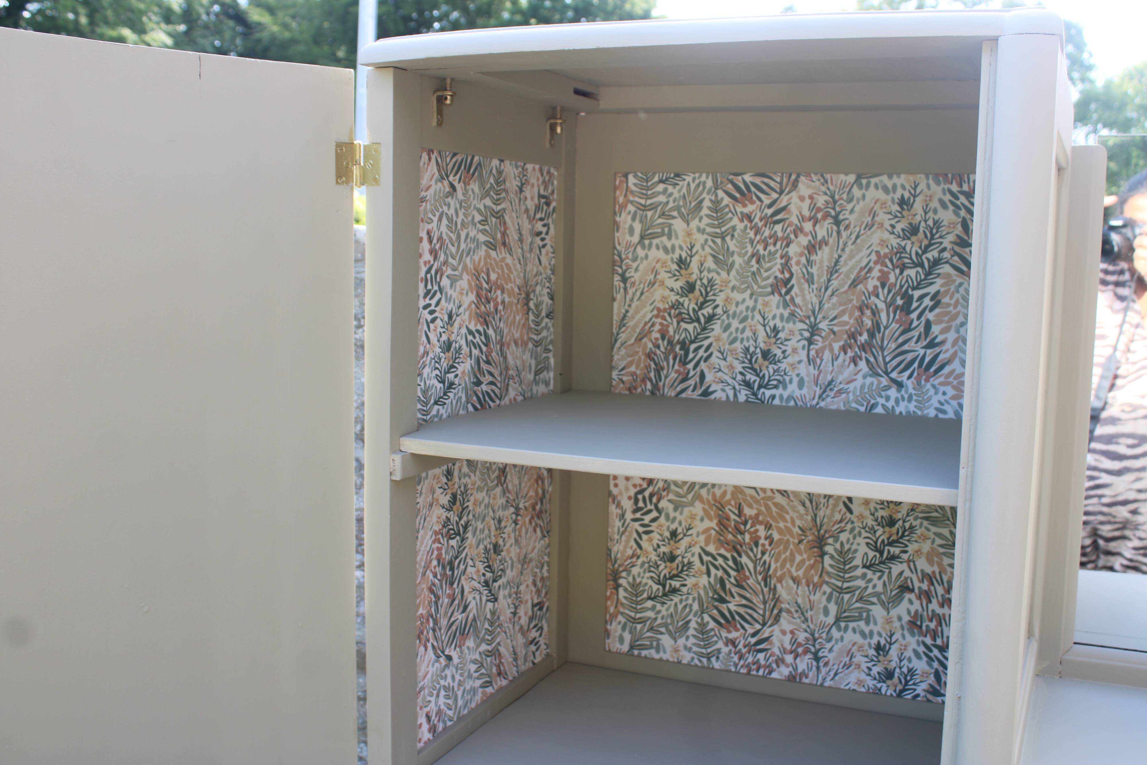 Asymmetrical art deco wardrobe