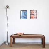 Large Scandinavian teak coffee table