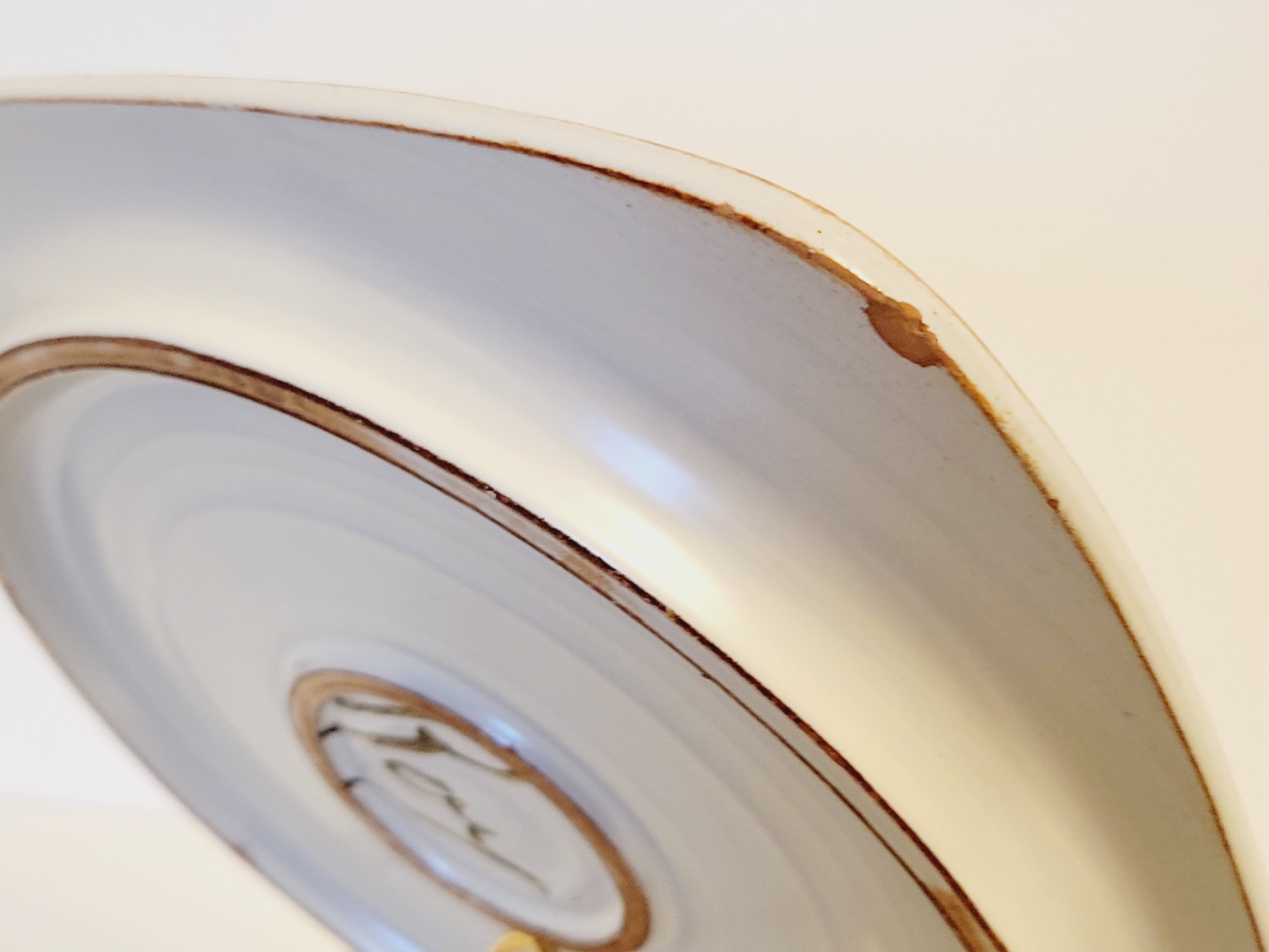 Olivier Roy Vallauris - 4 flat plates in vintage ceramic 1972