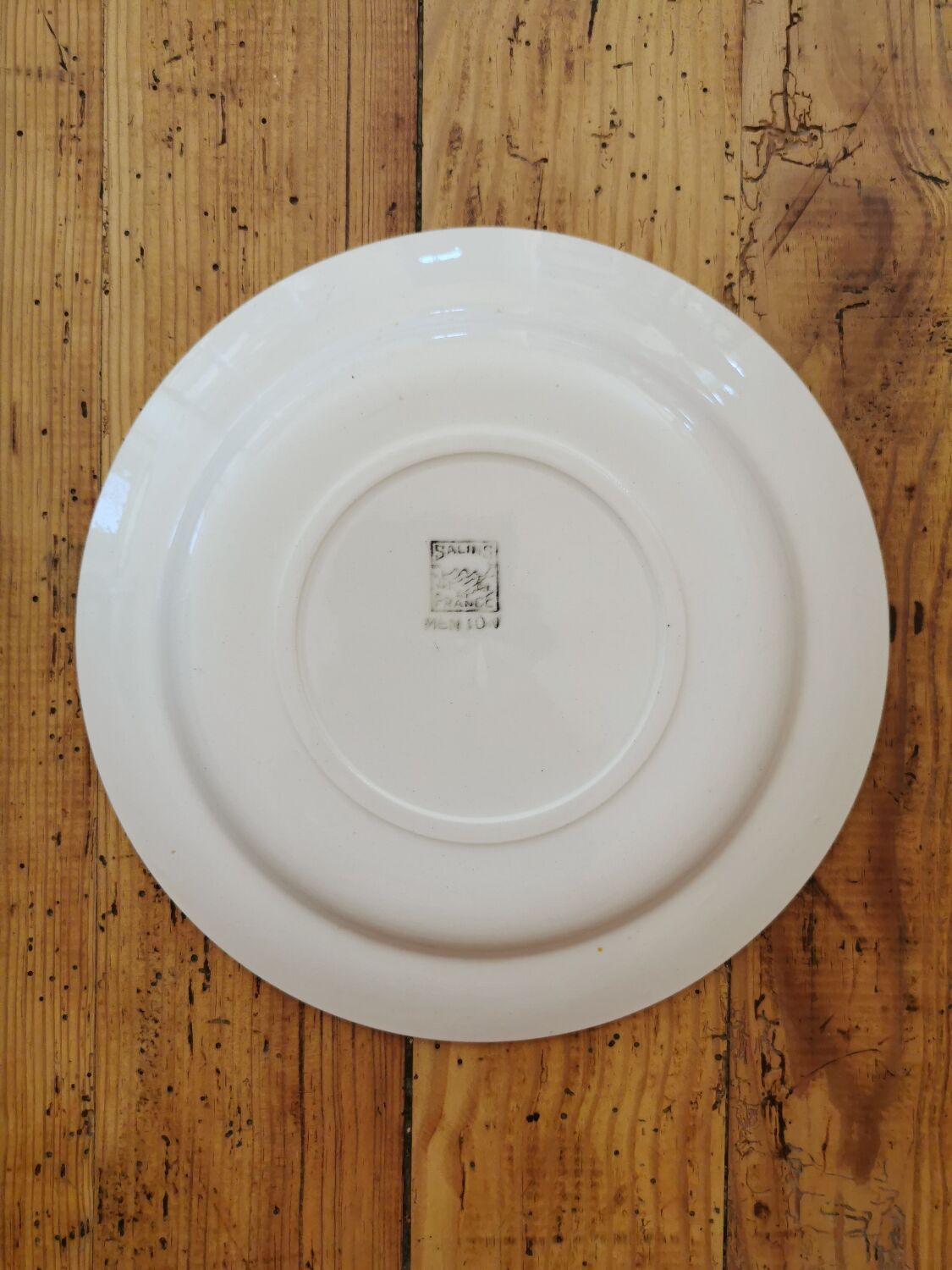 Mismatched vintage flat plates