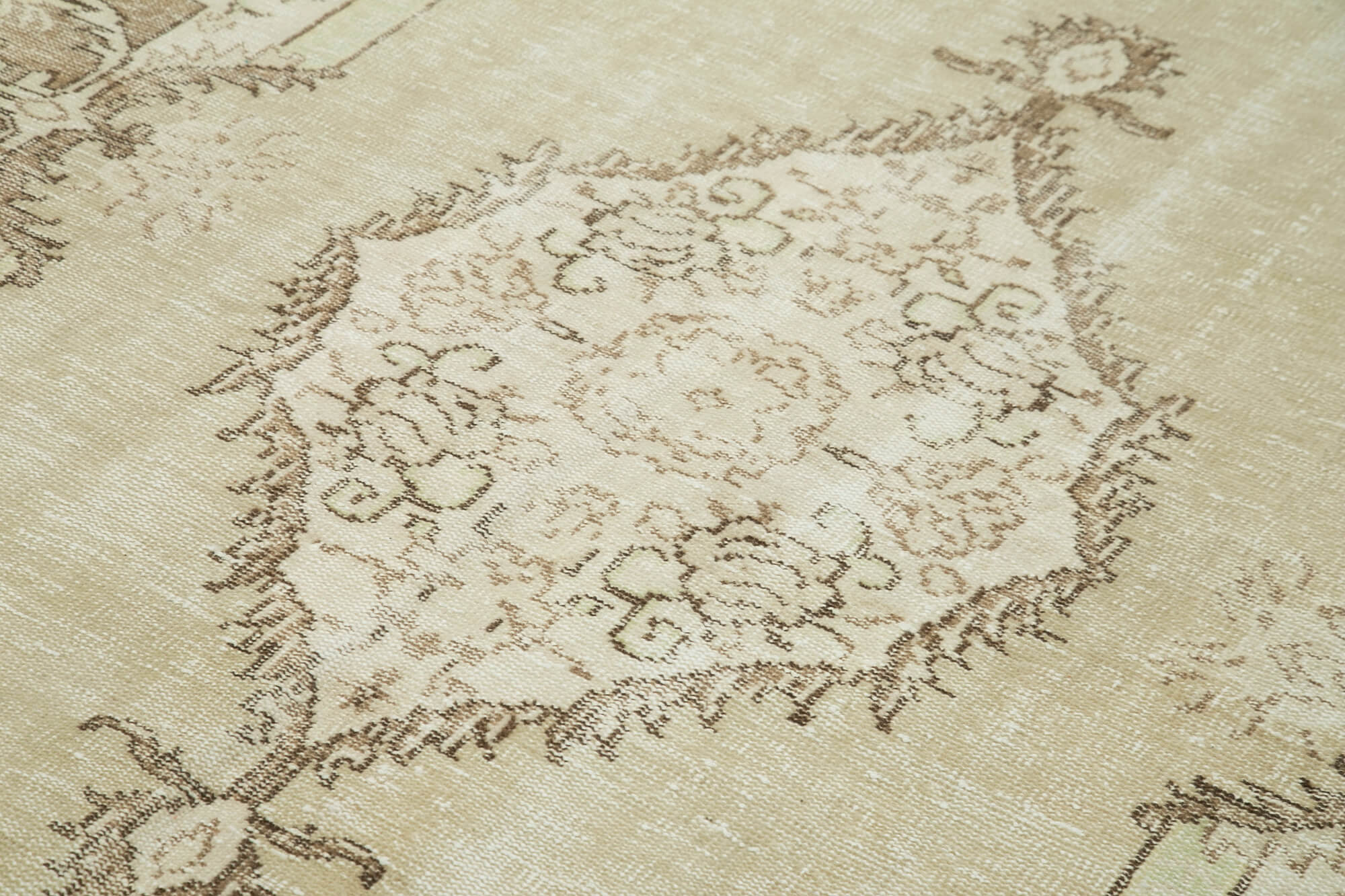 Handwoven Decorative Anatolian Beige Carpet 177 cm x 314 cm - 38978