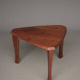 Anthroposophical Organic Coffee Table in walnut, 1950s