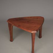 Anthroposophical Organic Coffee Table in walnut, 1950s