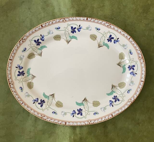 Oval dish, Haviland, Impétarice Eugénie