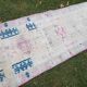 Vintage Turkish hallway rug 72x460 cm