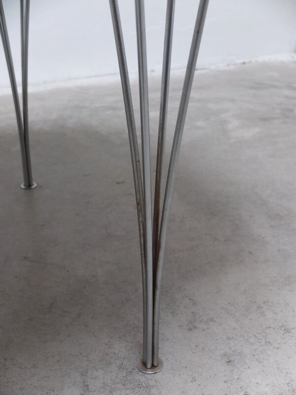 Table « Super-elliptique » en chêne par Piet Hein et Bruno Mathsson pour Fritz Hansen, 1968