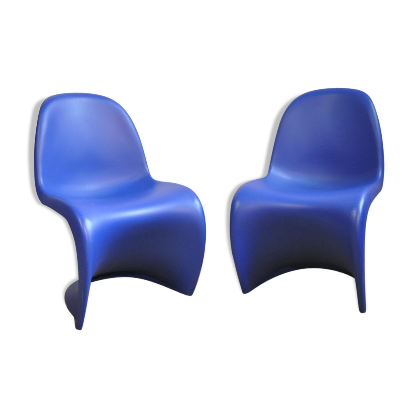 Pair of chairs S Panton re-edition Vitra 2000