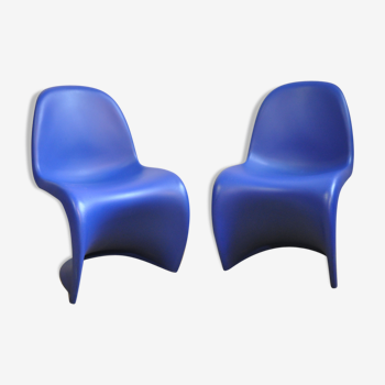 Pair of chairs S Panton re-edition Vitra 2000