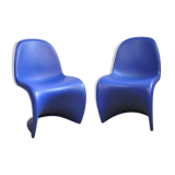 Pair of chairs S Panton re-edition Vitra 2000