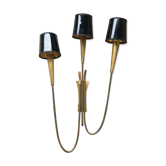 Brass wall sconce, 40s