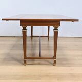 Important Shuttered Table in Sapelli Mahogany, Directoire style – 1970