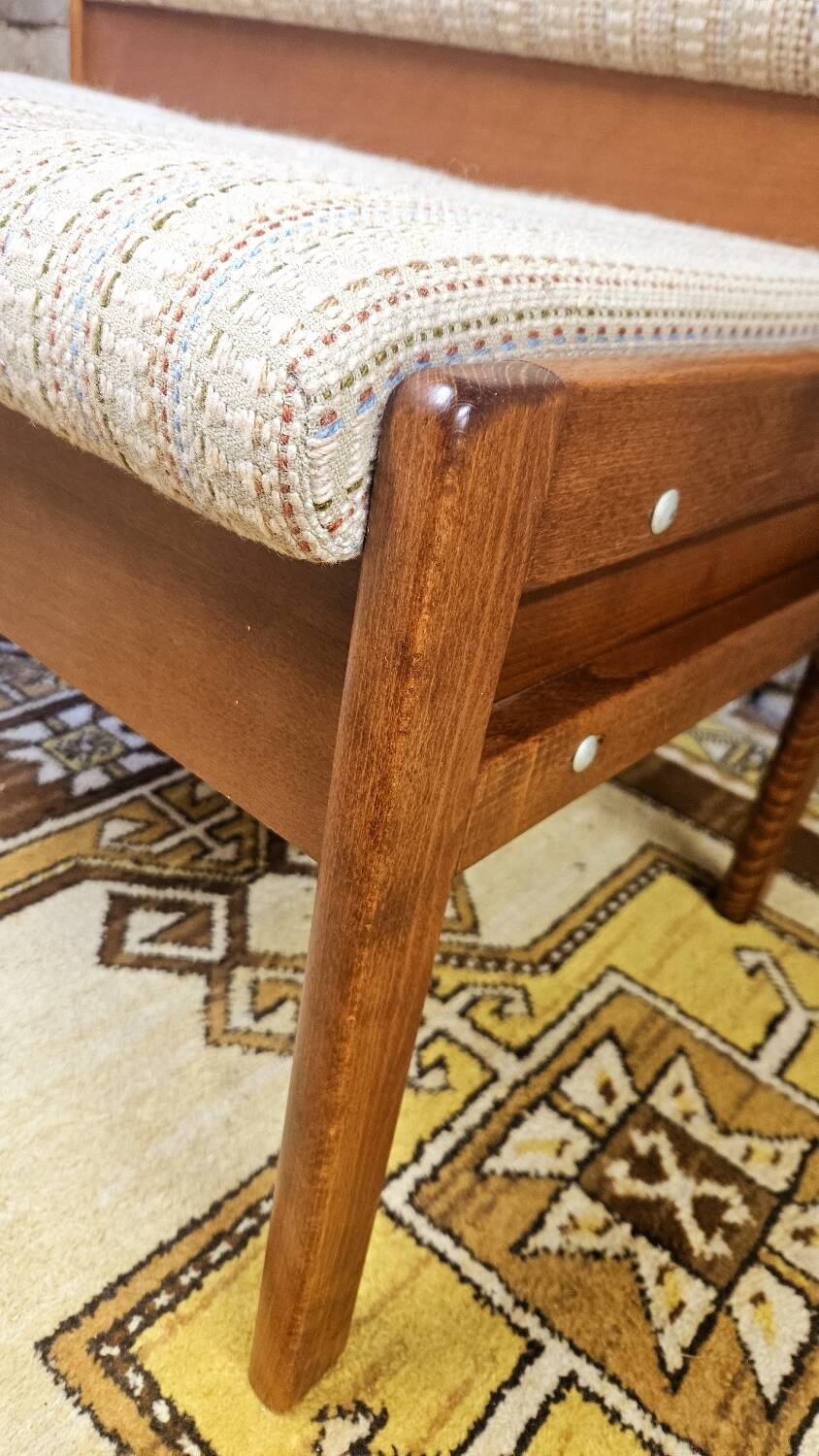 Scandinavian design bench 1970