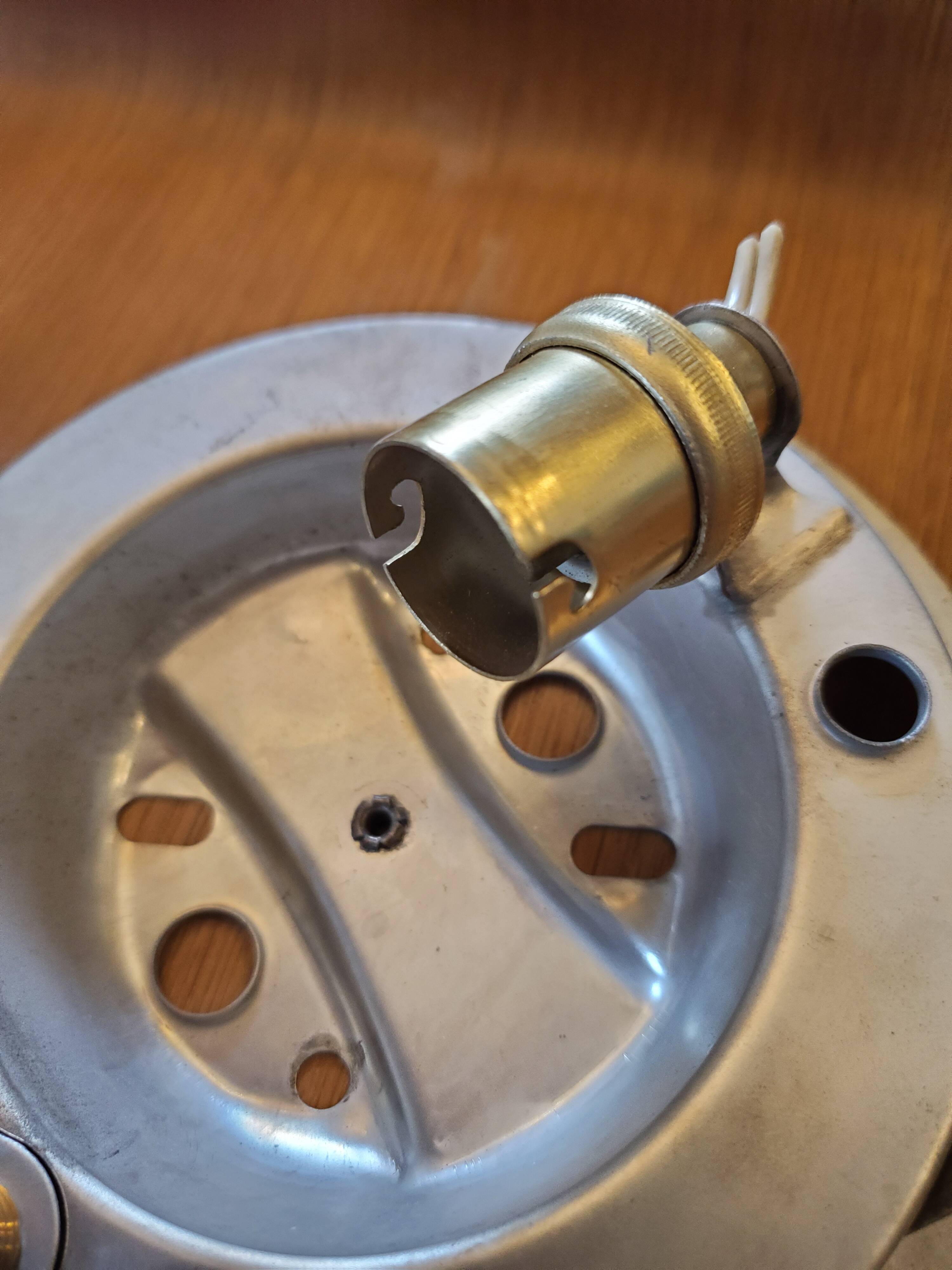 White opaline ceiling lamp