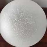 Vintage bubble glass globe lamp
