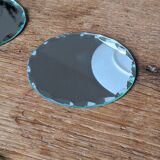 Under glasses and mirror bottle