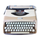 Underwood typewriter with 70s carry bag