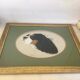 Signed dog painting