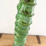 Green terracotta candle holder 60 cm