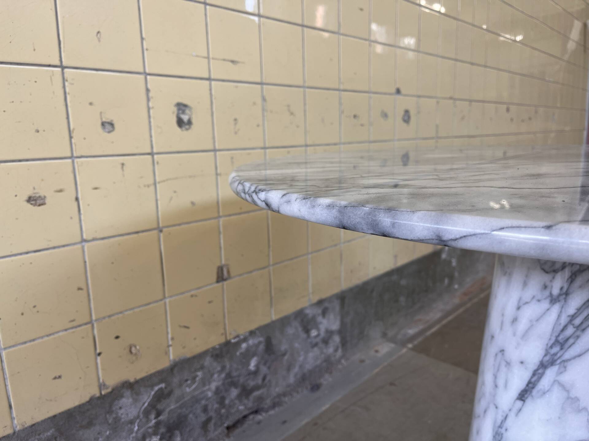 Vintage marble dining table