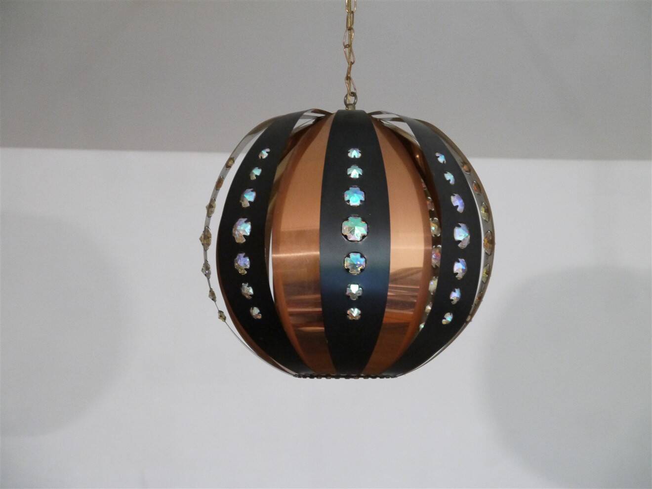Danish pendant light by Werner Schou, 1960