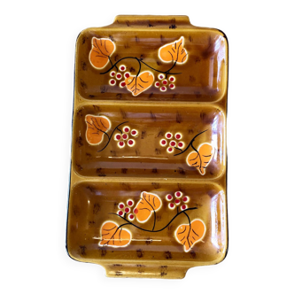 Aperitif dish with compartments (Poët Laval)