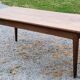 Oak farmhouse table nineteenth century feet spindles 2 drawers 199cm