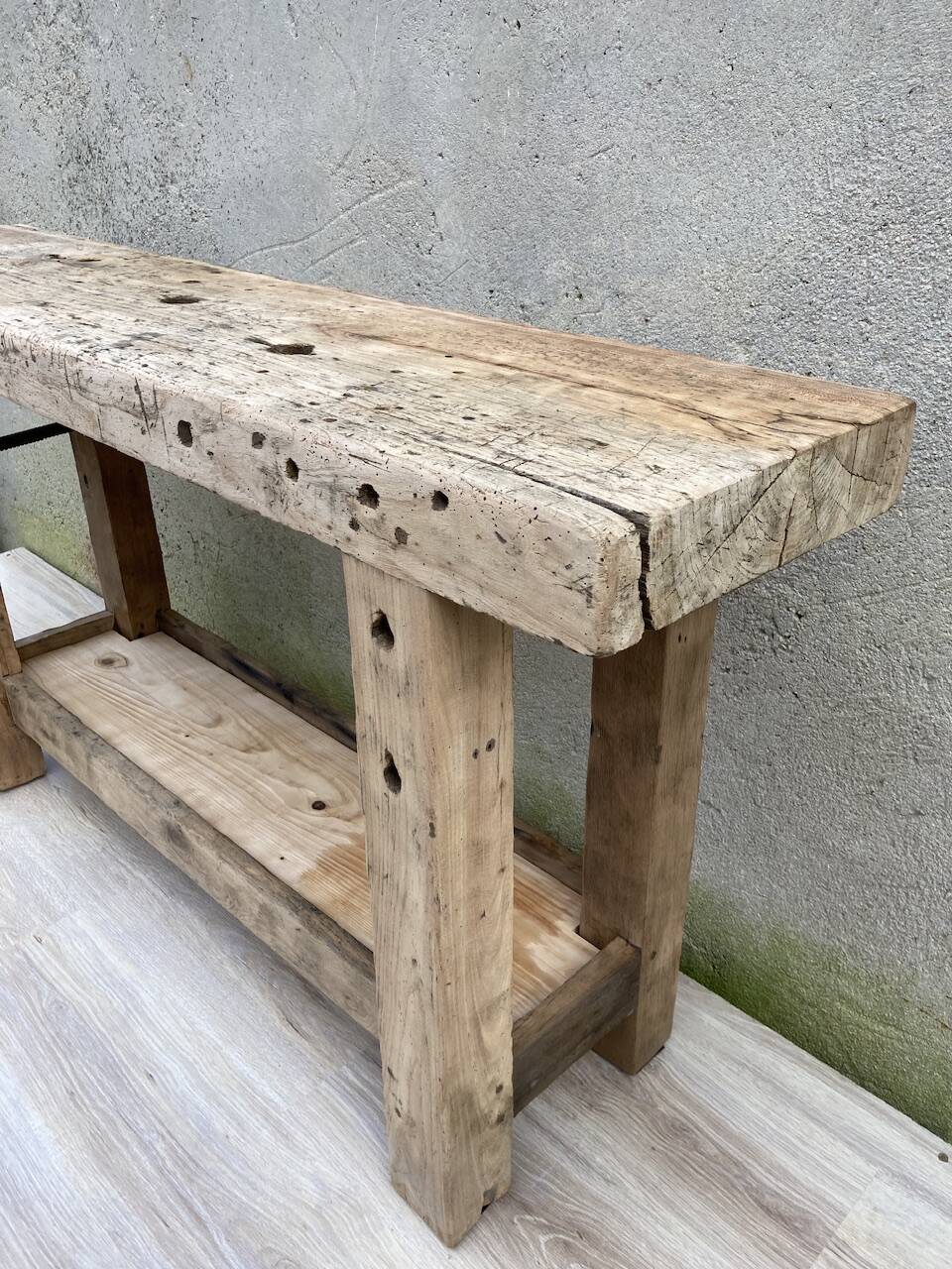 Old small carpenter's workbench