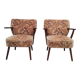 Set de 2 fauteuils de cocktail mid century