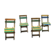 4 vintage outdoor chairs