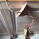 Metal chandelier