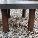 Table basse signée Roger Capron. (1922 - 2006)