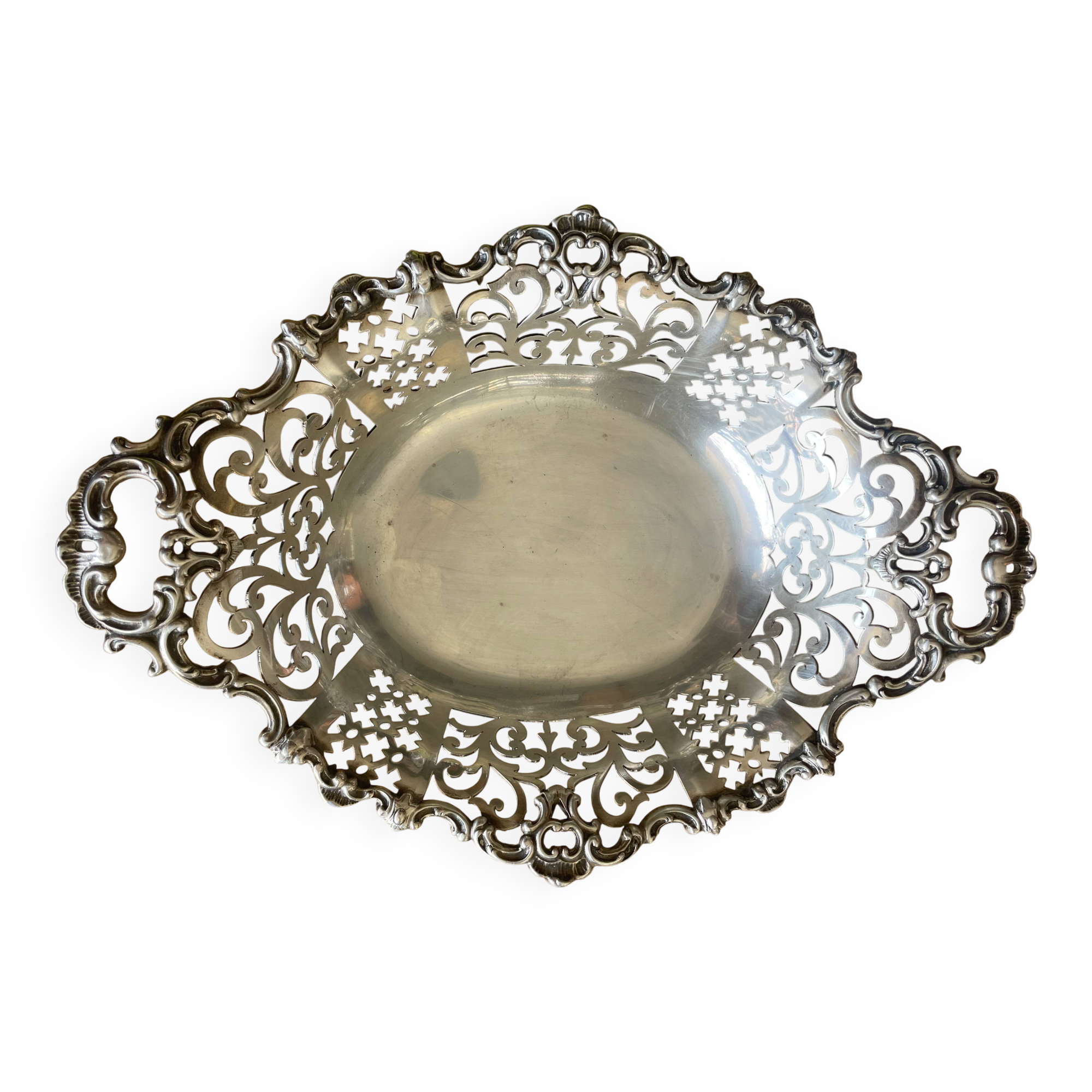 Sterling silver openwork basket – Howard & Co, New York, circa 1890