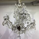 4 light crystal chandelier